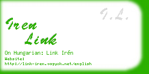 iren link business card